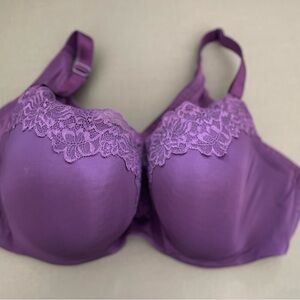 Purple Torrid Curves Bra. Size 44D.